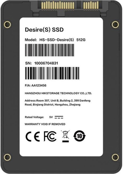 Desire S 512GB 560-505MB SATA3 SSD