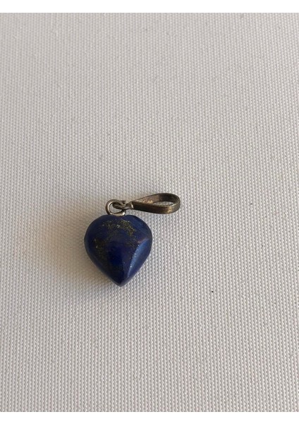 Doğal Lapis Lazuli Taşı Kalp Kolye Ucu 1,1-1,4cm fiyatları