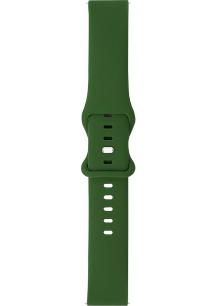 Samsung Galaxy Saat 42 mm Silikon Kayış Ordusu Yeşil (Yurt Dışından)