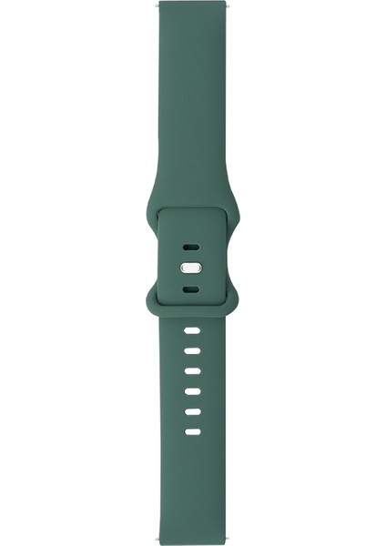 Samsung Galaxy Saat 46 mm Silikon Kayış Çam Iğnesi Yeşil (Yurt Dışından)