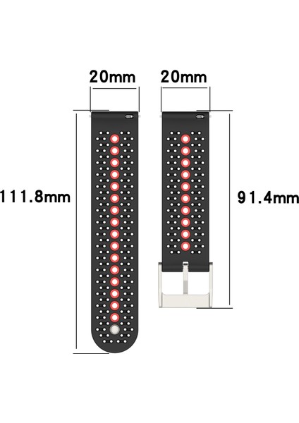 Samsung Galaxy Için Silikon Nefes Saat Kayışı Saat 3 41 mm Zeytin Yeşil - Siyah (Yurt Dışından) fiyatları