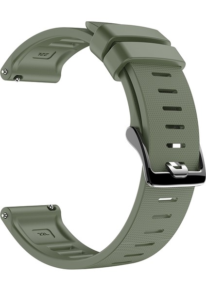 Polar Için Silikon Kordonlu Saati Grıt x Ordu Yeşil (Yurt Dışından)
