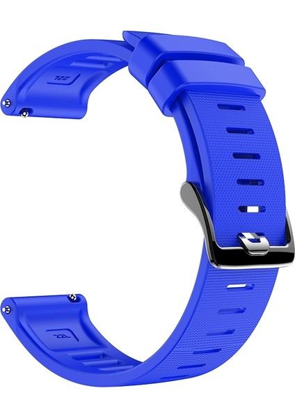 Polar Için Silikon Kordonlu Saati Grıt x Blue (Yurt Dışından)