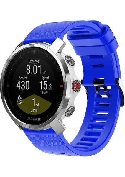 Polar Için Silikon Kordonlu Saati Grıt x Blue (Yurt Dışından) fırsatları