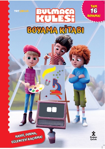 TRT Çocuk Bulmaca Kulesi Boyama Kitabı