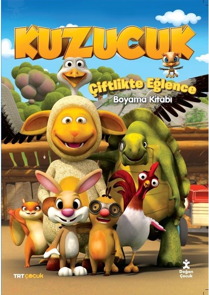 TRT Çocuk Kuzucuk Çiftlikte Eğlence Boyama Kitabı