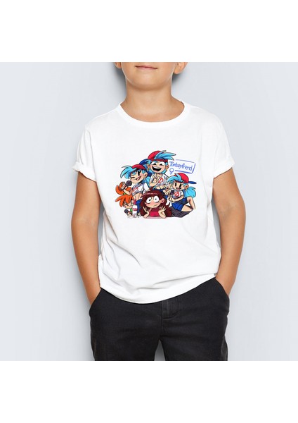 Friday Night Funkin Tomboy Friend Çocuk T-Shirt Mr-01
