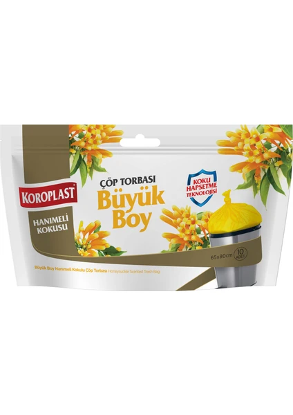 Hanımeli Kokulu Büyük Boy Çöp Poşeti 65 x 80 cm