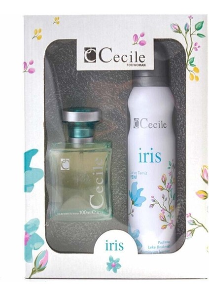 Iris Edt 100 ml 150 ml Deodorant Kadın Parfüm Seti