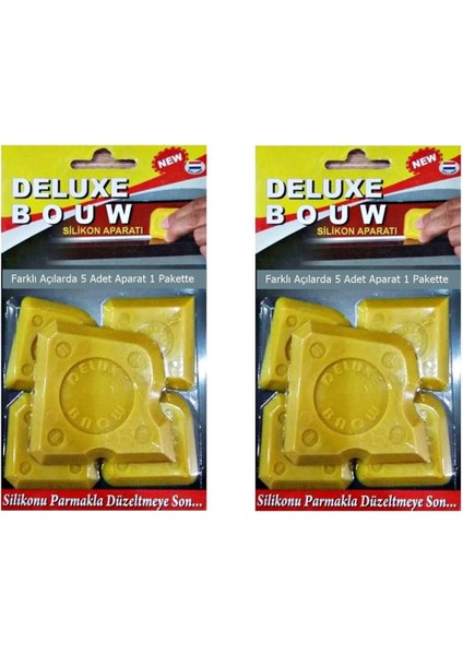 2 Adet Silikon Mastik Derz Çekme Aparatı Deluxe Bouw 5 Parça