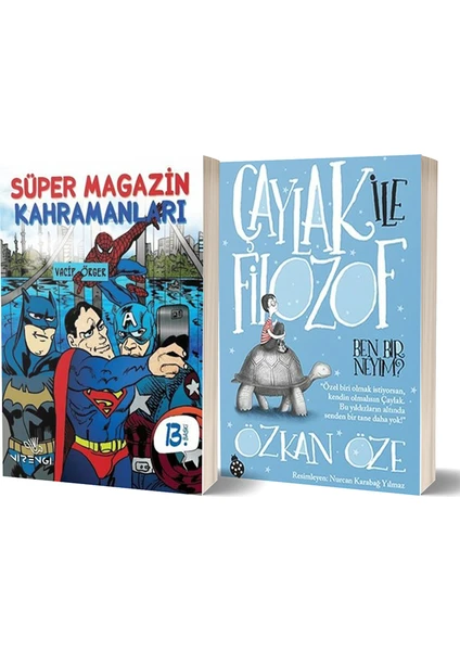 Süper Magazin Kahramanları - Çaylak ile Filozof-Ben Bir Neyim? 2 Kitap Set