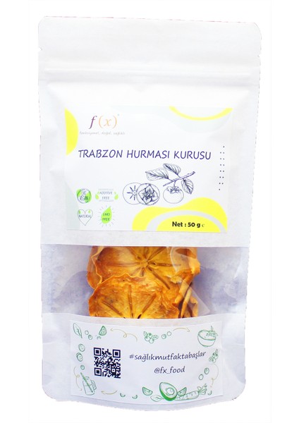 Kurutulmuş Trabzon Hurması 50 gr