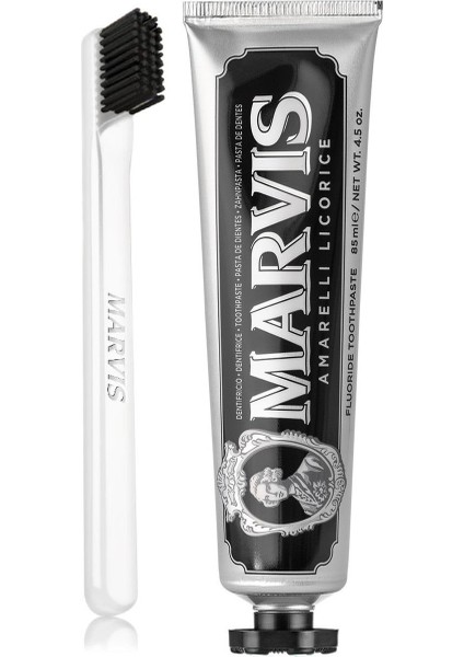 Amarelli Mint Diş Macunu 85 Ml Ve Marvis White Soft Diş Fırçası