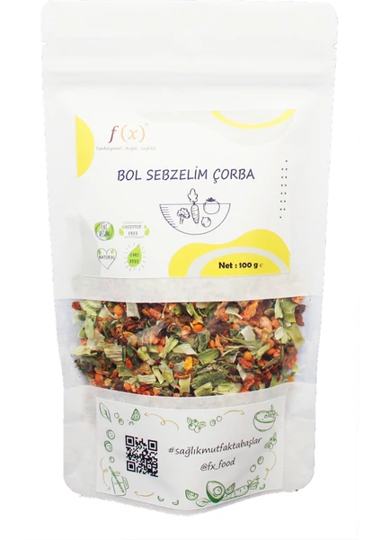 Fx Food Bol Sebzelim Çorba 100 gr - Bebek Çorbası + 9 Ay