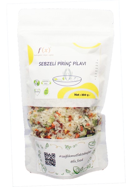Sebzeli Pirinç Pilavı 350 gr