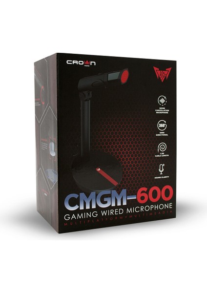 CMGM-600 3.5mm Gaming Masaüstü Oyuncu Mikrofonu