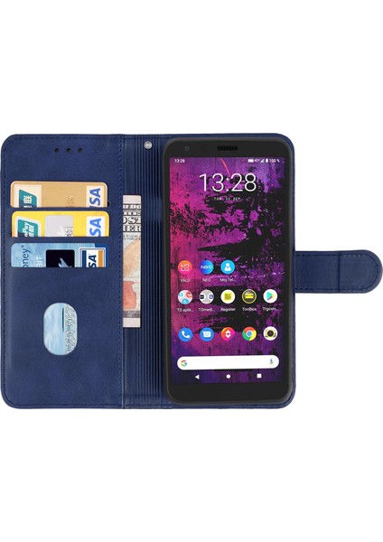 Cat S62 Pro Için Deri Telefon Kılıfı Mavi (Yurt Dışından) fırsatları