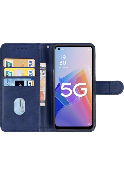 Oppo A96 Için Deri Telefon Kılıfı Kahverengi (Yurt Dışından) fırsatları
