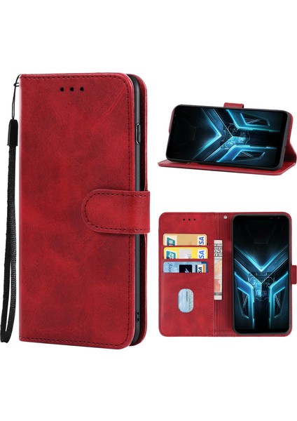 Asus Rog Phone 3 ZS661KL Için Deri Telefon Kılıfı Siyah (Yurt Dışından) modelleri