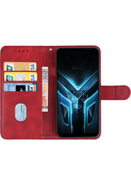 Asus Rog Phone 3 ZS661KL Için Deri Telefon Kılıfı Siyah (Yurt Dışından) fırsatları