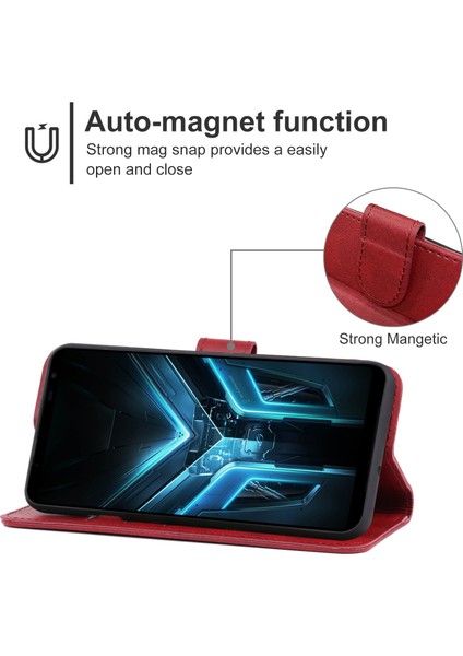 Asus Rog Phone 3 ZS661KL Için Deri Telefon Kılıfı Siyah (Yurt Dışından) indirimleri