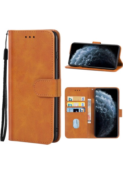 Deri Telefon Kılıfı Için iPhone 11 Pro Max Kahverengi (Yurt Dışından) modelleri