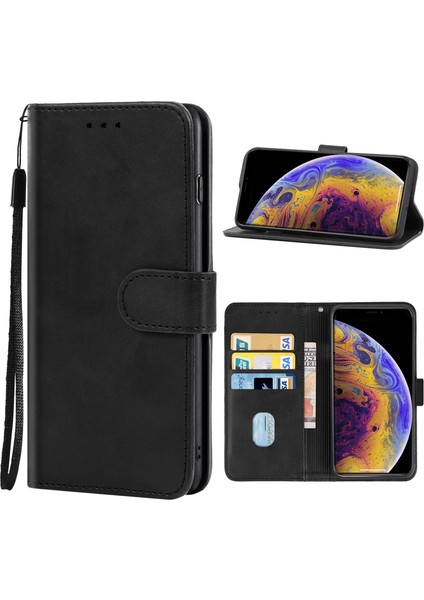 Deri Telefon Kılıfı Için iPhone Xs / x Siyah (Yurt Dışından) modelleri