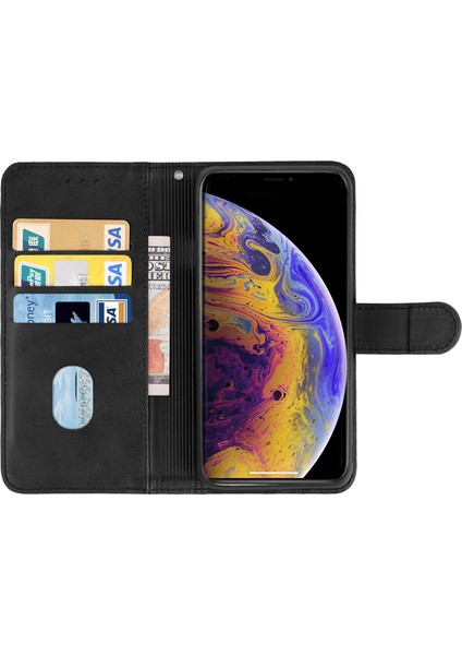 Deri Telefon Kılıfı Için iPhone Xs / x Siyah (Yurt Dışından) fırsatları