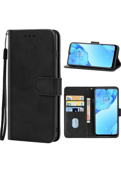 GZPLZ Tcl 20B Için Deri Telefon Kılıfı Siyah (Yurt Dışından) modelleri