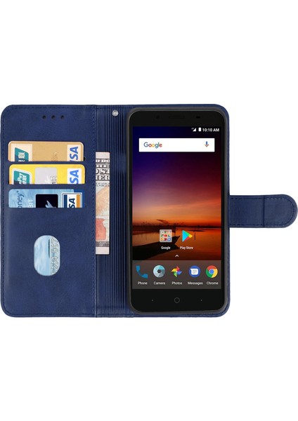 Deri Telefon Kılıfı Zte Tempo x / Vantage Z839 / N9137 Kırmızı (Yurt Dışından) fırsatları