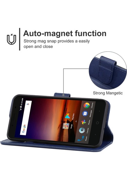 Deri Telefon Kılıfı Zte Tempo x / Vantage Z839 / N9137 Kırmızı (Yurt Dışından) indirimleri
