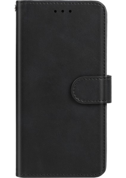 Lenovo K5 Pro Için Deri Telefon Kılıfı Siyah (Yurt Dışından)