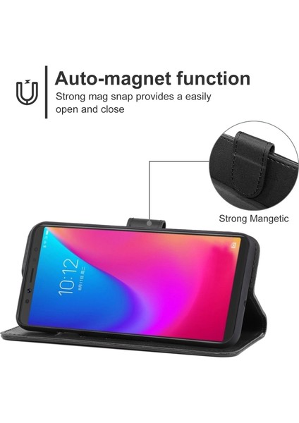 Lenovo K5 Pro Için Deri Telefon Kılıfı Siyah (Yurt Dışından) indirimleri
