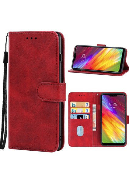 Lg Q9 Için Deri Telefon Kılıfı Siyah (Yurt Dışından) modelleri