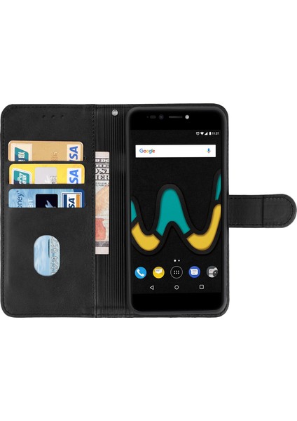 Wiko Upulse Için Deri Telefon Kılıfı Siyah (Yurt Dışından) fırsatları
