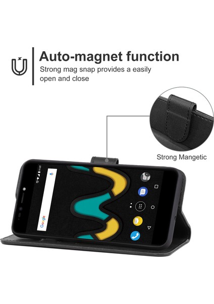 Wiko Upulse Için Deri Telefon Kılıfı Siyah (Yurt Dışından) indirimleri
