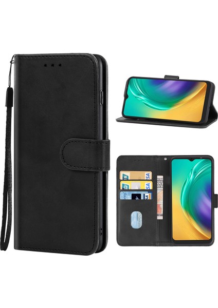 Tecno Pop 4 Pro Için Deri Telefon Kılıfı Kırmızı(Yurt Dışından) modelleri