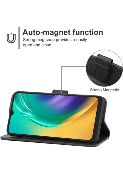 Tecno Pop 4 Pro Için Deri Telefon Kılıfı Kırmızı(Yurt Dışından) indirimleri