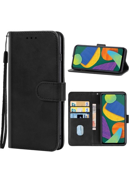 Samsung Galaxy F52 5g Için Deri Telefon Kılıfı Kırmızı (Yurt Dışından) modelleri