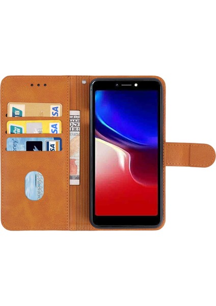 Tecno P32 Deri Telefon Kılıfı Için Mavi (Yurt Dışından) fırsatları