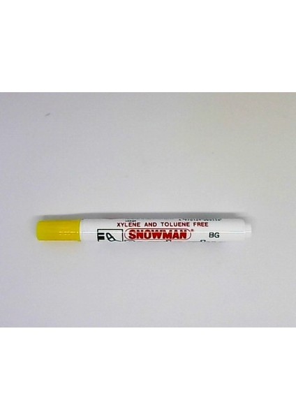 Snowman Tahta Kalemi Yuvarlak Uçlu Sarı BG12