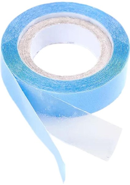3 Yards Çift Yan Bant Rulo Tamir Saç Uzantıları Için Püfan Toupee - 0.8 cm