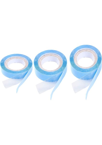 3 Yards Çift Yan Bant Rulo Tamir Saç Uzantıları Için Püfan Toupee - 0.8 cm