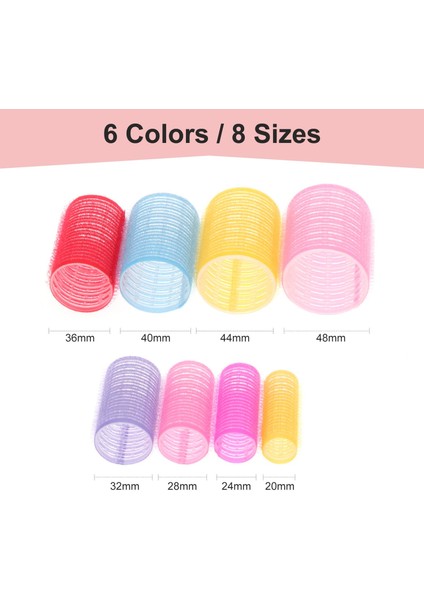10X Saç Rulo Curling Bukleler Saç Şekillendirici Araçları Kuaförlük Curlers 48MM(Yurt Dışından)