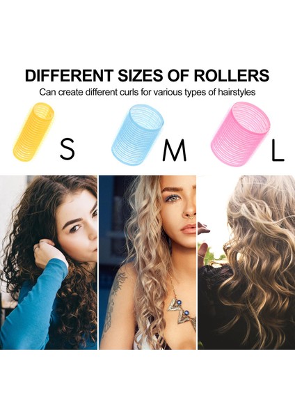 10 Adet Saç Rulo Curling Bukleler Patlama Rulo Yapışkan Styling Curlers 36MM(Yurt Dışından)