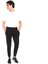 Erkek Ribanalı Sweat Pantolon Zang Siyah 5