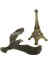 Metal Heykeli Ev Ofis Dekoru Çocuk Gençler Oyuncak Hediye El Sanatları - Bronz 12CM 4