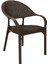 Rattan Masa Takımı 90x90 Camlı Masa 4 Kişilik Bambu Sandalye Seti Bahçe Balkon Teras Takımı 3