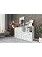 Rafli Çekmeceli Sifonyer Beyaz 130 cm SFN-1014-Ç 1