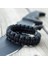 Survival Paracord 550 Paraşüt Ipi Erkek Bileklik Siyah Renk 1